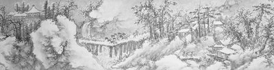 Paesaggio invernale da Xie Shichen
