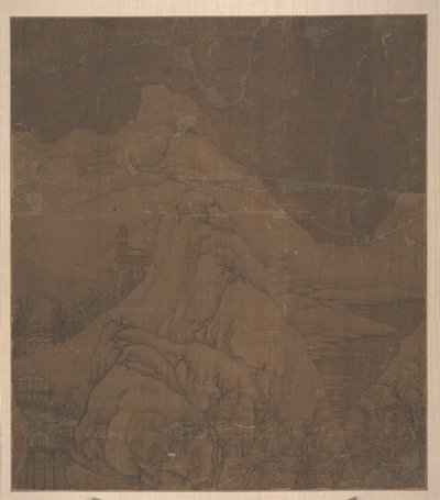 Montagne innevate, ca. 1000 da Xu Daoning