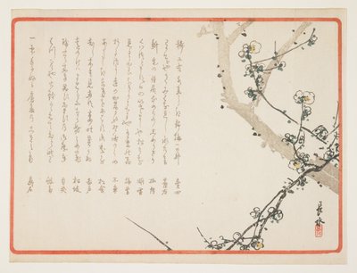 (Fiori di prugna) da Yabu Chosui