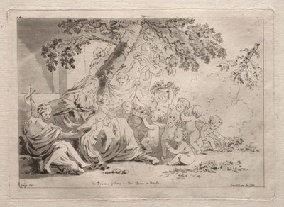 Sacra Famiglia con putti da Yamaguchi Sekkei