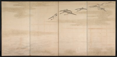 Oche, canne e acqua, 1800 da Yamamoto Baiitsu