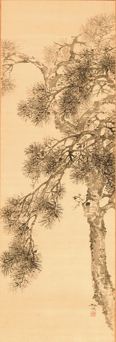 Pino, prima del 1856 da Yamamoto Baiitsu