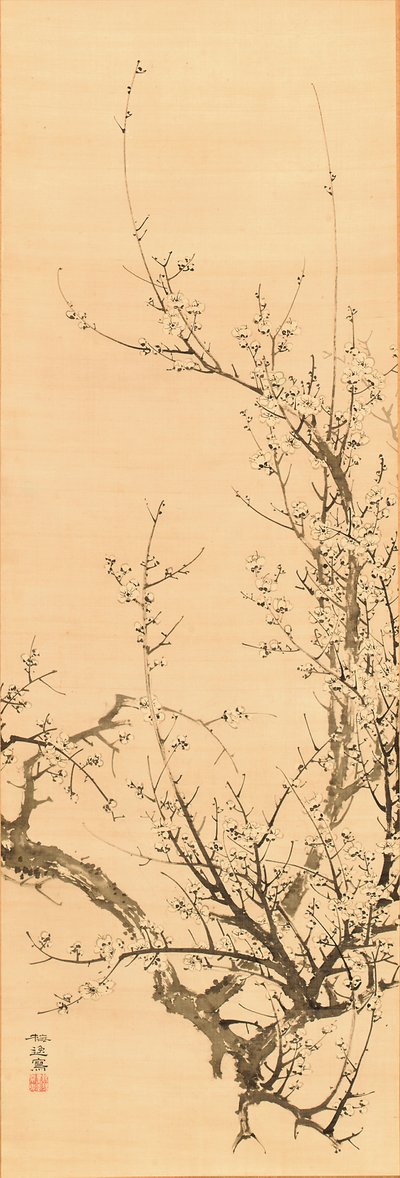 Prugna, prima del 1856 da Yamamoto Baiitsu