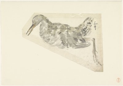 Uccello acquatico morto da Yamamoto Shinryo Baiitsu