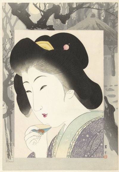 Padiglione da giardino (serie Bellezze contemporanee) da Yamamoto Shoun