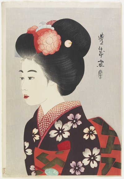 Ragazza Maiko da Yamamura Koka