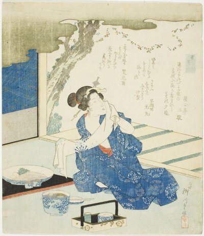 Abiti Estivi (Natsugoromo), dalla serie "Un Confronto di Incensi (Takimono awase)" da Yanagawa Shigenobu II