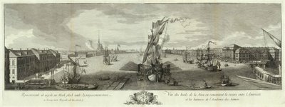 Veduta della Neva a valle dall