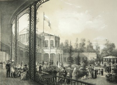 La stazione ferroviaria di Pavlovsk, 1840-1850 da Yegor Yegorovich Meier