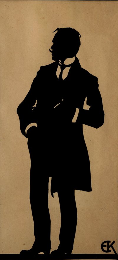 Ritratto del poeta Jurgis Baltrusaitis 1873-1944, 1910s da Yelisaveta Sergeyevna Kruglikova