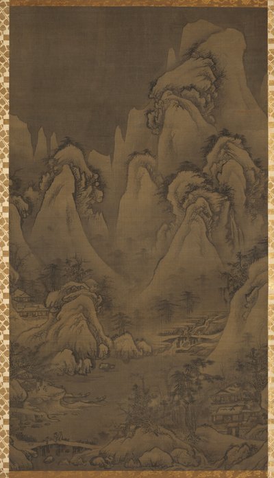 Paesaggio invernale da Yeoseol (Korean)