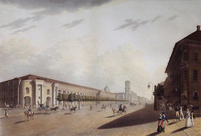 Il Grande Gostiny Dvor Mercato a San Pietroburgo da Yermolai Ivanovich Yesakov