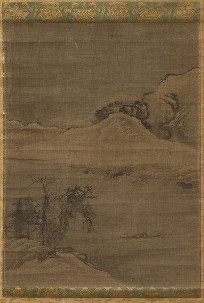Paesaggio con pescatori da Yi Bul hae