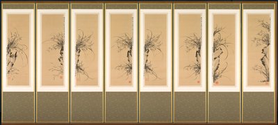 Orchidee e rocce, 1897-98 da Yi Ha eung