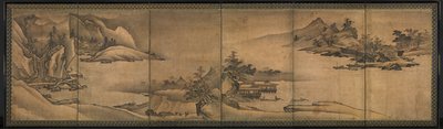 Paesaggio delle Quattro Stagioni da Yi Sumun (Korean, b. c. 1404)