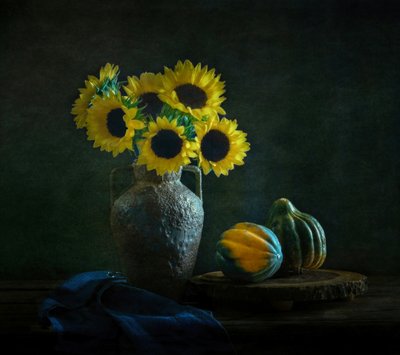 Girasoli e zucche malinconici da Yinan F.