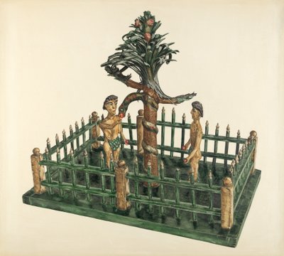 Adamo ed Eva, c. 1939 da Yolande Delasser