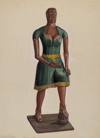 Indiano del negozio di sigari da Yolande Delasser