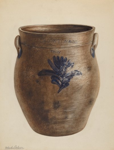 Vaso da Yolande Delasser