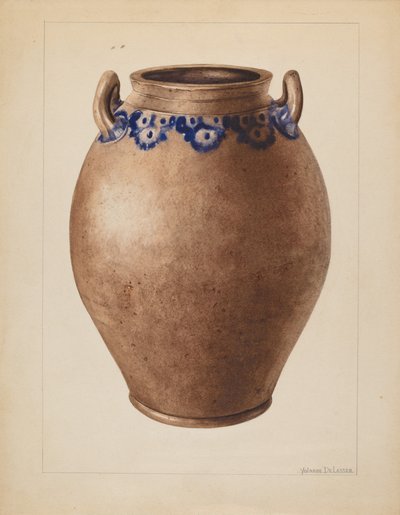 Vaso, c. 1937 da Yolande Delasser