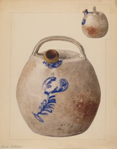Brocca del mietitore, c. 1937 da Yolande Delasser