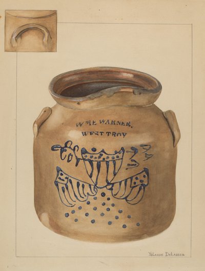Vaso, c. 1936 da Yolande Delasser