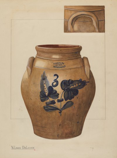 Vaso da Yolande Delasser