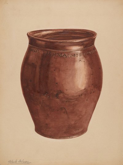 Vaso, c. 1937 da Yolande Delasser