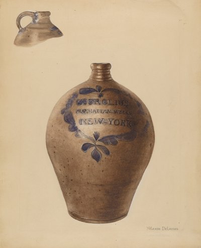 Brocca, c. 1936 da Yolande Delasser