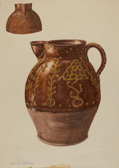 Brocca tedesca della Pennsylvania, c. 1937 da Yolande Delasser