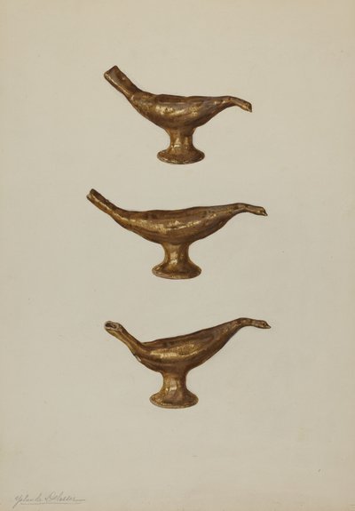 Fischietto tedesco della Pennsylvania, c. 1939 da Yolande Delasser