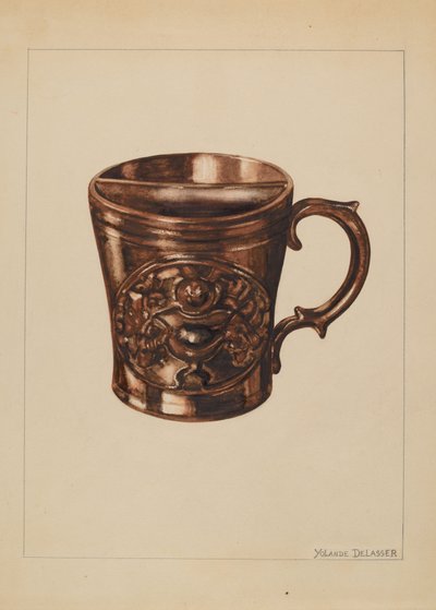 Tazza da barba da Yolande Delasser