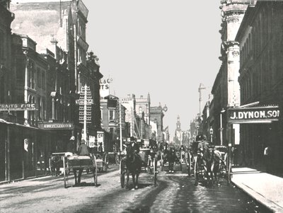 George Street, Sydney, Australia, 1895 da York and Son