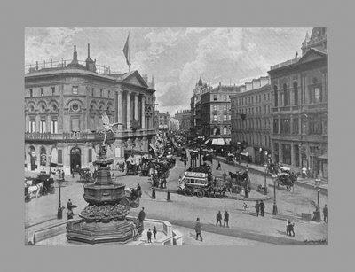 Piccadilly Circus, Londra, c1900 da York and Son