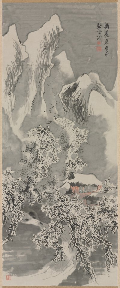 Paesaggio innevato, c. 1770s da Yosa Buson