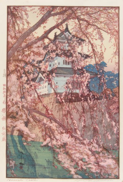 Il castello di Hirosaki da Yoshida Hiroshi