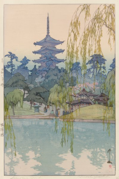 Lo stagno Sarusawa da Yoshida Hiroshi