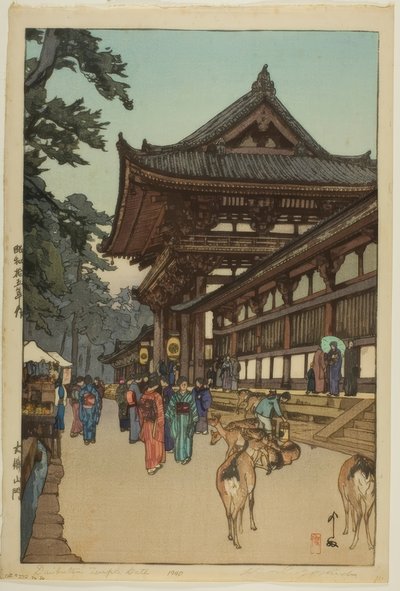 Porta del tempio Diabutsu da Yoshida Hiroshi