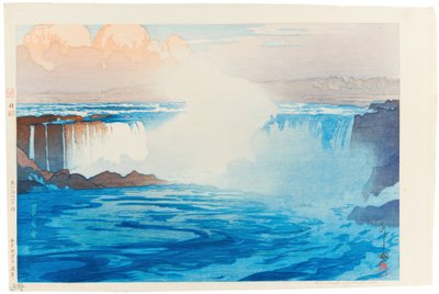 Le cascate del Niagara da Yoshida Hiroshi