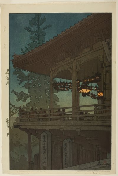 Sera a Nara, dalla serie "Distretto di Kansai" da Yoshida Hiroshi