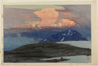 Montagne Goshiki (Goshikihara), dalla serie "Dodici scene delle Alpi giapponesi (Nihon arupusu junidai no uchi)" da Yoshida Hiroshi