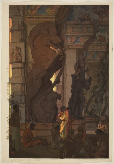 Grande Tempio a Madura da Yoshida Hiroshi