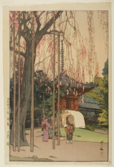 Il ciliegio a Kawagoe da Yoshida Hiroshi