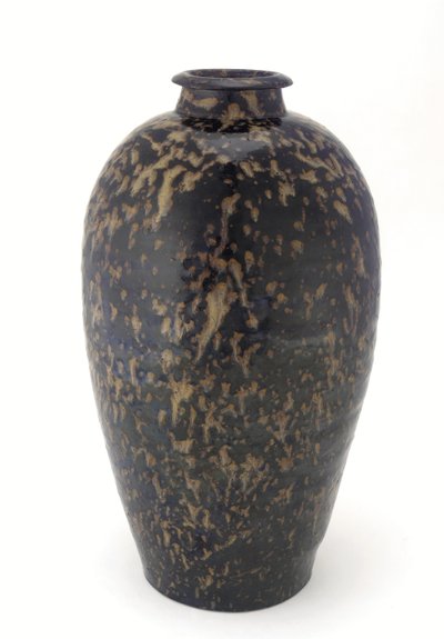 Bottiglia con smalto a guscio di tartaruga, provincia di Jiangxi, 13°-14° secolo da Yuan Dynasty Chinese School