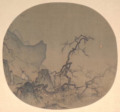 Ammirando i fiori di pruno al chiaro di luna da Yuan Ma