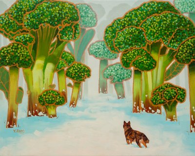 Foresta di broccoli da Yue Zeng