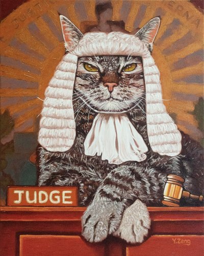 Giudice gatto, 2023 da Yue Zeng