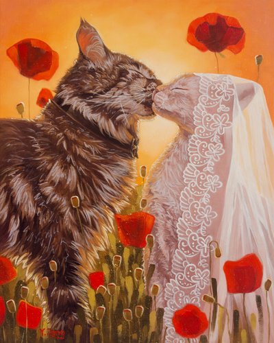 Matrimonio di gatti da Yue Zeng