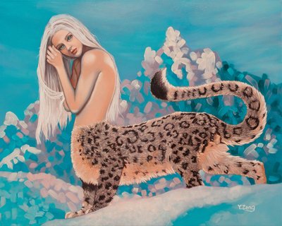 Donna leopardo da Yue Zeng