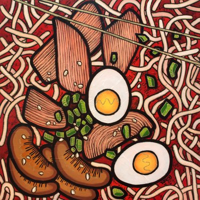 Pollo ai noodles ramen da Yue Zeng